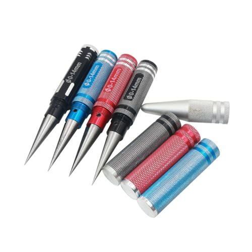 Toddmomy Rc Modellbau Lochöffner Reibahle aus Edelstahl Energiesparend Leichtes Leichtbauwerkzeug mit Aluminiumschutz für Auto Shell Bohrungen von Toddmomy