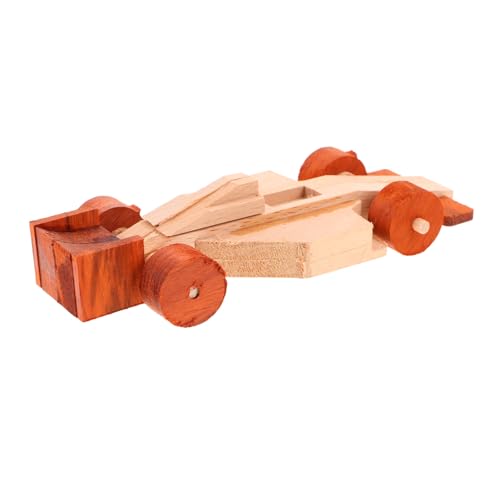 Toddmomy Rennwagen Holzbausatz DIY aus Massivem Holz Kreatives Bastelset für Fördert Handwerkliches Geschick und Familienzeit für Gruppenworkshops und von Toddmomy