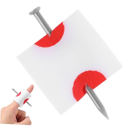Toddmomy Scherzartikel Nagel durch Finger Halloween Deko mit Realistischem Leichtes Prank Tool für April Fools Party und Cosplay Langlebiger Halloween Mitgebsel Spaß von Toddmomy