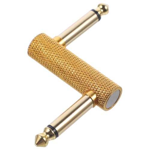 Toddmomy Shaped Gitarrenpedal Koppler Audio Adapter für Effektpedale Langlebige Verbindung für Gitarren und Musikinstrumente Optimal für Pedalboards und Klare Klangqualität von Toddmomy