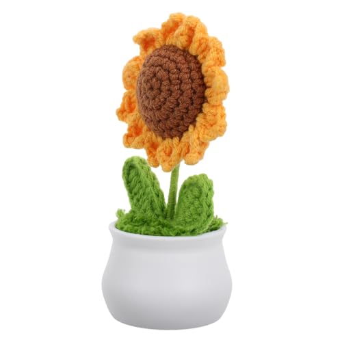 Toddmomy Simulierte Sonnenblume Gehäkelte Sonnenblume Häkeltopf Häkelblumen Schreibtischblumen Mini Sonnenblumen Künstliche Sonnenblume Handgefertigt Gehäkelt Gestrickte Blumen Toddmomy Simulierte Sonnenblume Gehäkelte Sonnenblume Häkeltopf Häkelblumen Schreibtischblumen Mini Sonnenblumen Künstliche Sonnenblume Handgefertigt Gehäkelt Gestrickte Blumen von Toddmomy