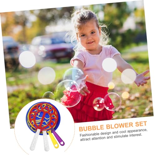 Toddmomy Teiliges Bubble Wands aus Abs Große Bunte Seifenblasenstäbe für Outdoor Spaß Sommer für Familien für Garten Park und Partyaktivitäten von Toddmomy