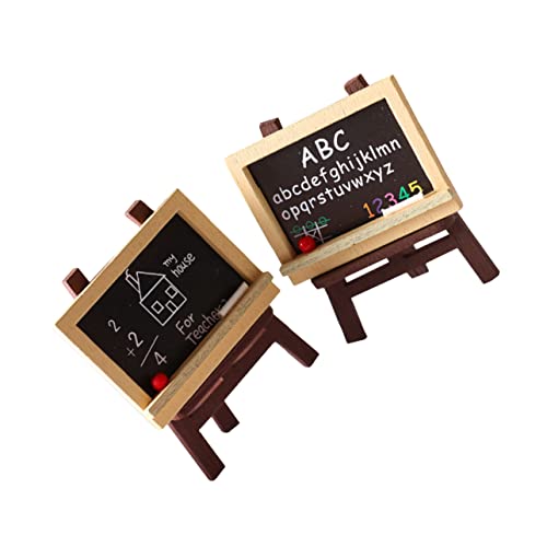 Toddmomy Teiliges Miniatur Holz Staffelei für Puppenhaus Abnehmbare Zeichenbretter Glatte Oberfläche Langlebiges Holz Zubehör für Kreative Spielwelten von Toddmomy