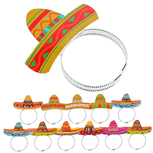 Toddmomy Teiliges Papier Haarreif für Cinco De Mayo Party Bunte Stirnbänder Praktischer Kopfschmuck aus Hochwertigem Papier Vielseitig für Festivals Cosplay und Geburtstagsfeiern Geeignet von Toddmomy