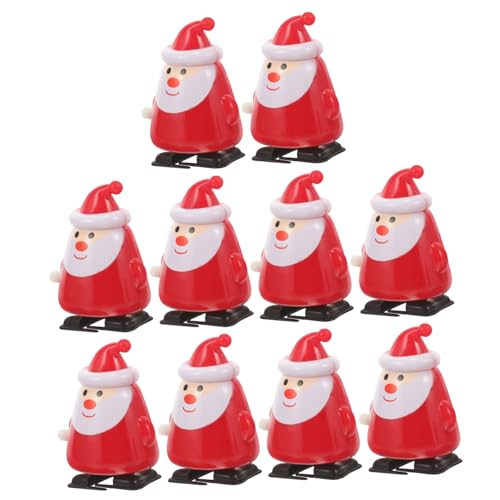 Toddmomy Teiliges Weihnachts Aufziehspielzeug Weihnachtsmann Rot Lustig Pädagogisch für Mitgebsel Dekoration Partyspaß von Toddmomy