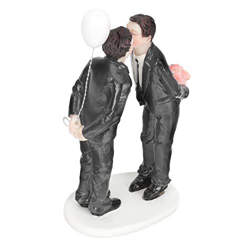 Toddmomy Tortenfigur Eleganter Cake Topper für Hochzeiten Personalisierte Kuchendeko Romantische Tortenstecker für Einzigartige Feiern Brautpaar Deko Accessoire von Toddmomy