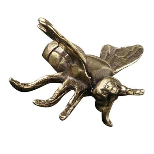 Toddmomy Vintage Messing Bienen Dekoration Miniatur Ornament für Tisch Büro und Zuhause Retro Design aus Robustem Messing als für Familie und Freunde Toddmomy Vintage Messing Bienen Dekoration Miniatur Ornament für Tisch Büro und Zuhause Retro Design aus Robustem Messing als für Familie und Freunde von Toddmomy