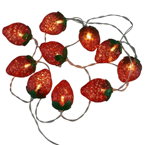 Toddmomy Wasserdichte Erdbeer Lichterkette LED Batteriebetrieben Süße Obst deko für Innen Außen Leichte Tragbare Garten Patio Beleuchtung Realistische Fruchtform für Party Hochzeit Toddmomy Wasserdichte Erdbeer Lichterkette LED Batteriebetrieben Süße Obst deko für Innen Außen Leichte Tragbare Garten Patio Beleuchtung Realistische Fruchtform für Party Hochzeit von Toddmomy