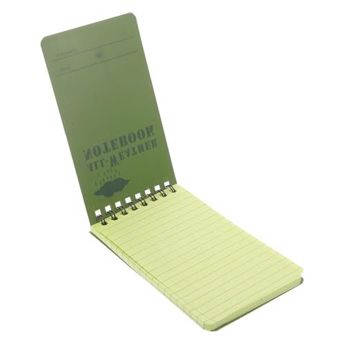 Toddmomy Wasserdichtes Spiral Notizbuch Camouflage Kompaktes Notizheft für Schüler Büroangestellte und Outdoor Aktivitäten für Tägliches Schreiben und Kreative Ideen von Toddmomy