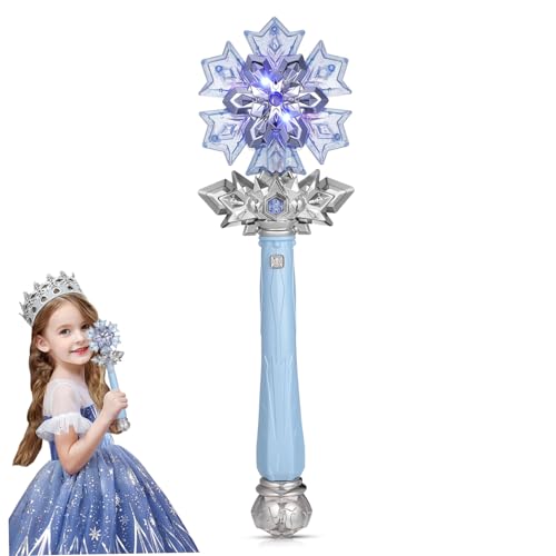 Toddmomy Zauberstab sprühen Schneeflockenstab leuchten zauberstab aufleuchten Magischer Spielzeugstab Schneezauberstab mit Musik Zauberstäbe für Mädchen Strumpffüller für Mädchen Toddmomy Zauberstab sprühen Schneeflockenstab leuchten zauberstab aufleuchten Magischer Spielzeugstab Schneezauberstab mit Musik Zauberstäbe für Mädchen Strumpffüller für Mädchen von Toddmomy