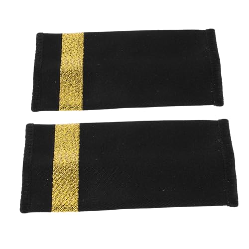 1 Paar Schulterklappen: Einreihige Schulterklappen Für Pilotenuniformen - Kapitäns-schulterklappen-epauletten Für Luftfahrtprofis Und Flugbegleiterkostüme 1 Paar Schulterklappen: Einreihige Schulterklappen Für Pilotenuniformen - Kapitäns-schulterklappen-epauletten Für Luftfahrtprofis Und Flugbegleiterkostüme von Tofficu