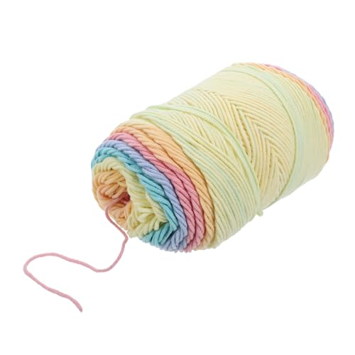 1 Rolle Fünffarbiges Baumwollgarn Weiches Dickes Strickgarn für Diy Handarbeiten für Teppiche Kissen Decken und Mehr für Häkeln und Stricken 1 Rolle Fünffarbiges Baumwollgarn Weiches Dickes Strickgarn für Diy Handarbeiten für Teppiche Kissen Decken und Mehr für Häkeln und Stricken von Tofficu