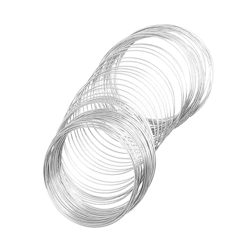 1 Satz Diy Schmuckset Hochwertigem Armband Draht für Schmuckherstellung Silberfarbenes Leichtes Material für Designs für Frauen von Tofficu
