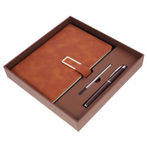 1 Satz Retro Notizbuch Set mit Stift Business Notizblock für Büro Schule und Zuhause für Tägliche Planung To Do Listen PU Stilvolles Design 1 Satz Retro Notizbuch Set mit Stift Business Notizblock für Büro Schule und Zuhause für Tägliche Planung To Do Listen PU Stilvolles Design von Tofficu