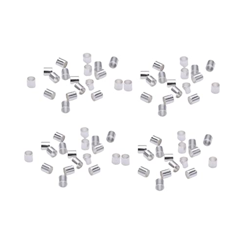 1500 Stück Diy Schmuckperlen Silberne Quetschperlen Kupfer für Handarbeiten und Schmuckherstellung für Armbänder und Bastelprojekte 1500 Stück Diy Schmuckperlen Silberne Quetschperlen Kupfer für Handarbeiten und Schmuckherstellung für Armbänder und Bastelprojekte von Tofficu