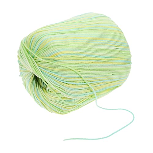 1Rolle Baumwollgarn Mehrfarbiges DIY Garn für Handarbeiten Atmungsaktiv Häkeln von Kleidung Schals und Mehr Komfortabel und Hautfreundlich 1Rolle Baumwollgarn Mehrfarbiges DIY Garn für Handarbeiten Atmungsaktiv Häkeln von Kleidung Schals und Mehr Komfortabel und Hautfreundlich von Tofficu