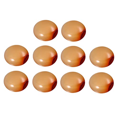 20 Stück Rote Karneol Cabochons für Diy Schmuckdesign Flache Basis Vielseitig Einsetzbar für Ohrringe Manschettenknöpfe und Bastelprojekte von Tofficu