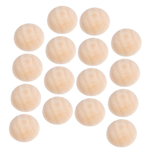 200 Stück Unvollendete Halb Holzkugeln für Diy Projekte Natürliche Holzperlen für Schmuckherstellung und Bastelbedarf Halbkugeln 200 Stück Unvollendete Halb Holzkugeln für Diy Projekte Natürliche Holzperlen für Schmuckherstellung und Bastelbedarf Halbkugeln von Tofficu