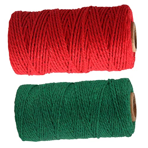 2Stücke Baumwollschnur und DIY Bastelschnur für Projekte Sicher und Langlebig für Handwerk und Yards 2Stücke Baumwollschnur und DIY Bastelschnur für Projekte Sicher und Langlebig für Handwerk und Yards von Tofficu
