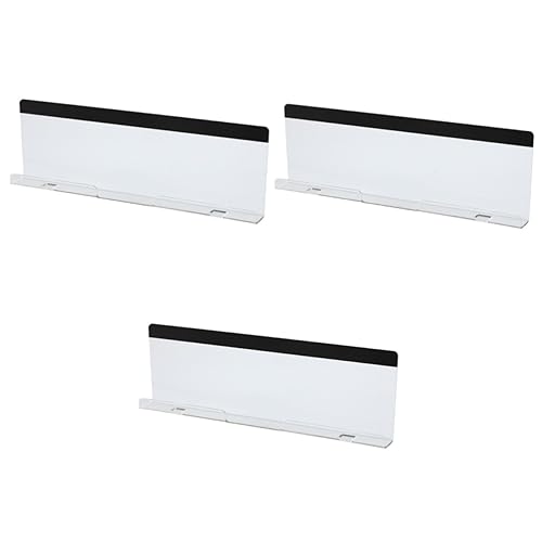 3 Stück Monitor Memo Board Unteres Notizbrett für Computer Installieren Hält Notizen Organisiert Transparent und Elegant für Büro von Tofficu