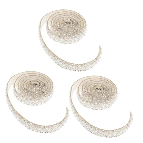 3Rollen Selbstklebendes Strassband Glitzernde Perlen für DIY Bastelprojekte und Partydekoration für Gürtel Handtaschen und Mehr 3Rollen Selbstklebendes Strassband Glitzernde Perlen für DIY Bastelprojekte und Partydekoration für Gürtel Handtaschen und Mehr von Tofficu