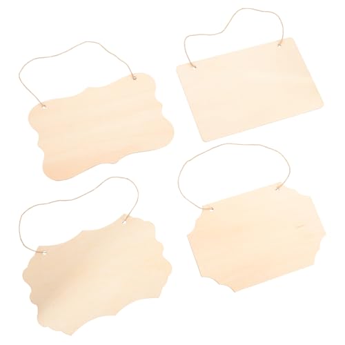 4 Stück Holz Diy Schild Unvollendete Holztafeln für Bastelprojekte Blanko Holzplaketten für Handwerksarbeiten Vielseitig Einsetzbar für Dekoration und Beschriftung 4 Stück Holz Diy Schild Unvollendete Holztafeln für Bastelprojekte Blanko Holzplaketten für Handwerksarbeiten Vielseitig Einsetzbar für Dekoration und Beschriftung von Tofficu