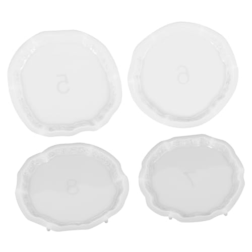 4 Stück Teiliges Untersetzer Diy Formen für Epoxidharz Wiederverwendbare Molds für Heimdekoration für Tassen und Gläser Platzsparend und Leicht zu Handhaben 4 Stück Teiliges Untersetzer Diy Formen für Epoxidharz Wiederverwendbare Molds für Heimdekoration für Tassen und Gläser Platzsparend und Leicht zu Handhaben von Tofficu