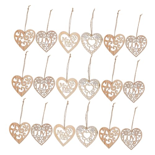 40 Stück Herz Holzscheiben Unbehandelt für Diy Hochzeitsdekoration Bastelset Herzanhänger Holzpendants für Gestaltung Geschenkideen für Hochzeiten und Partys 40 Stück Herz Holzscheiben Unbehandelt für Diy Hochzeitsdekoration Bastelset Herzanhänger Holzpendants für Gestaltung Geschenkideen für Hochzeiten und Partys von Tofficu