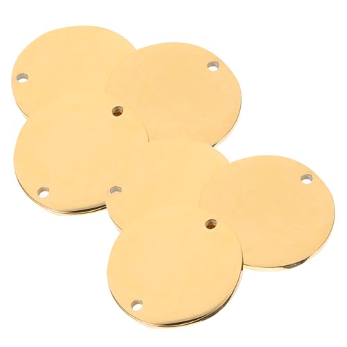 6 Stück Anhänger für Haustiere Runde Id Tags mit Löchern Personalisierbare Schmucktags für Gravierbare Pet Tags Rostfrei und Langlebig 6 Stück Anhänger für Haustiere Runde Id Tags mit Löchern Personalisierbare Schmucktags für Gravierbare Pet Tags Rostfrei und Langlebig von Tofficu