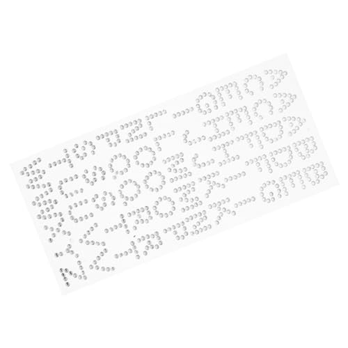 Tofficu 1 Blatt Glitzer Buchstaben Aufkleber Selbstklebend Rhinestone Alphabet Zahlen Sticker für Kreative Bastelprojekte Scrapbooking und Abschlusskappen Deko Einfache Anwendung Tofficu 1 Blatt Glitzer Buchstaben Aufkleber Selbstklebend Rhinestone Alphabet Zahlen Sticker für Kreative Bastelprojekte Scrapbooking und Abschlusskappen Deko Einfache Anwendung von Tofficu