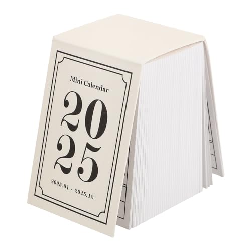 Tofficu 1 Buch Miniatur-Tischkalender 2025 Abreiß-Tageskalender Notizblock- 365 Tages-Desktop- Zeitmesser- Für Das Heimbüro Weiß Tofficu 1 Buch Miniatur-Tischkalender 2025 Abreiß-Tageskalender Notizblock- 365 Tages-Desktop- Zeitmesser- Für Das Heimbüro Weiß von Tofficu
