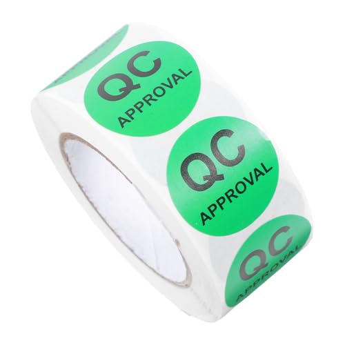 Tofficu 1 Rolle Aufkleber Mit Qualitätsprüfetikett Qc -etikett Statusetiketten Status Getestete Etiketten Testetiketten Statusbezeichnung Aufkleber Für Qc Green Aufkleber Aus Kupferpapier Tofficu 1 Rolle Aufkleber Mit Qualitätsprüfetikett Qc -etikett Statusetiketten Status Getestete Etiketten Testetiketten Statusbezeichnung Aufkleber Für Qc Green Aufkleber Aus Kupferpapier von Tofficu
