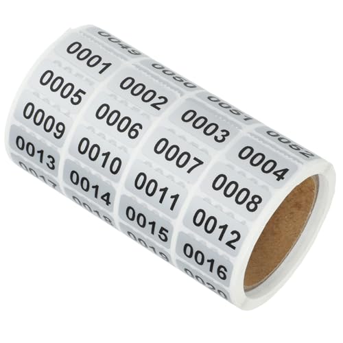 Tofficu 1 Rolle Aufkleber Selbstklebende Klassifizierungsnummern für Diy Praktische Größenetiketten für Organisieren und Aufbewahren für Zuhause und Büro Tofficu 1 Rolle Aufkleber Selbstklebende Klassifizierungsnummern für Diy Praktische Größenetiketten für Organisieren und Aufbewahren für Zuhause und Büro von Tofficu