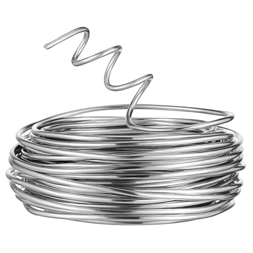 Tofficu 1 Rolle Biegsamer Aluminiumdraht für Floristik Schmuckherstellung und Modellierprojekte Flexibles Basteldraht für Kreative Gestaltung und Einfache Handhabung von Tofficu