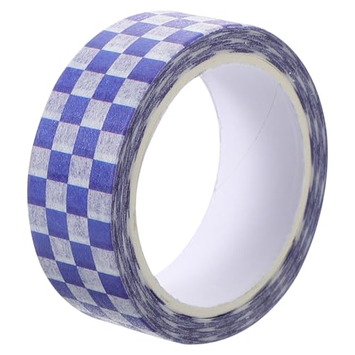 Tofficu 1 Rolle Dekorationsband Kunsthandwerk Klebeband Streifen dekorativ Gemustertes Band retro Journaling-Washi-Tape Notizbuch DIY Washi Tape bedrucktes Band Dekorband Flüsterpapier von Tofficu