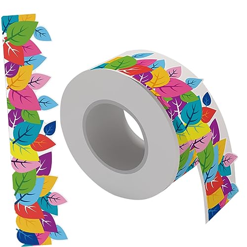 Tofficu 1 Rolle Dekorative Aufkleber Für Tafeln Dekoratives Randdekor Schälen Bretter Schwarzes Brett Grenzaufkleber Dekorationen Filz Pinnwand Kindergarten Trimmen Pvc Selbstklebend von Tofficu