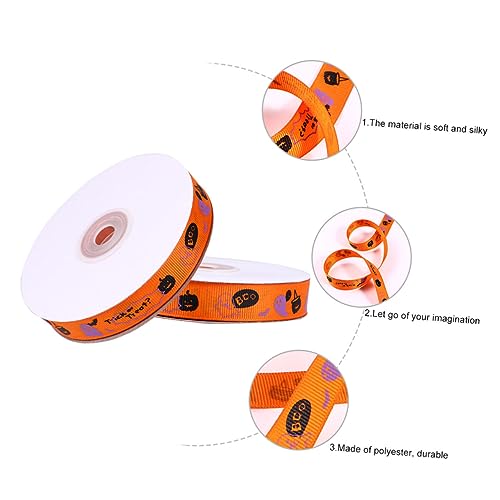 Tofficu 1 Rolle Halloween-geschenkband Gold Gruselig Wirbelt Schleife Wickeln Hey Beängstigend Halloween-kabelband Halloween-kürbisbänder Geist Halloween- Party Orange Polyester Tofficu 1 Rolle Halloween-geschenkband Gold Gruselig Wirbelt Schleife Wickeln Hey Beängstigend Halloween-kabelband Halloween-kürbisbänder Geist Halloween- Party Orange Polyester von Tofficu