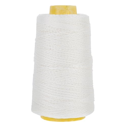Tofficu 1 Rolle Nylonnähenfaden Quiltgarn für Nähmaschine Nähzubehör strapazierfähiges Nähgarn Nähfäden für Nähmaschinen Quiltgarn nähen Strickfaden Nähwerkzeuge und Zubehör Weiß von Tofficu