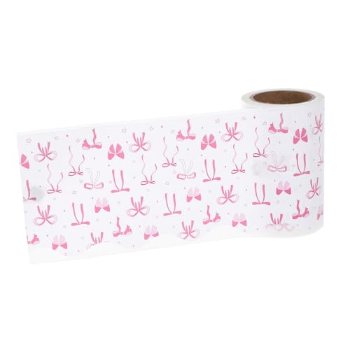 Tofficu 1 Rolle Selbstklebende Bow Knot Bulletin Board Border Sticker für Klassenzimmer und Büro Dekorative Trim für Blackboard und Wand Weiß von Tofficu