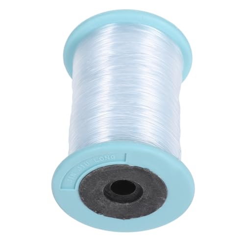 Tofficu 1 Rolle Transparente Nicht Elastische Perlenlinie für Armbandherstellung und Dekoration Dicke für DIY Projekte von Tofficu