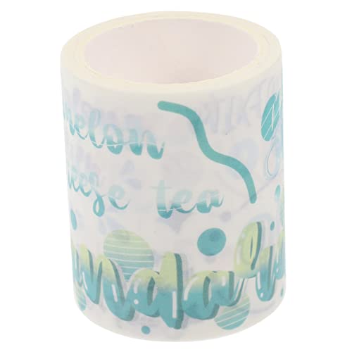 Tofficu 1 Rolle Washi-Tape Band Sammelalbum Scrapbooking -Papier für deko aufkleber bastelset Scrapbooking-DIY-Klebebänder Bänder zum Basteln DIY Washi Tapes Flüsterpapier von Tofficu
