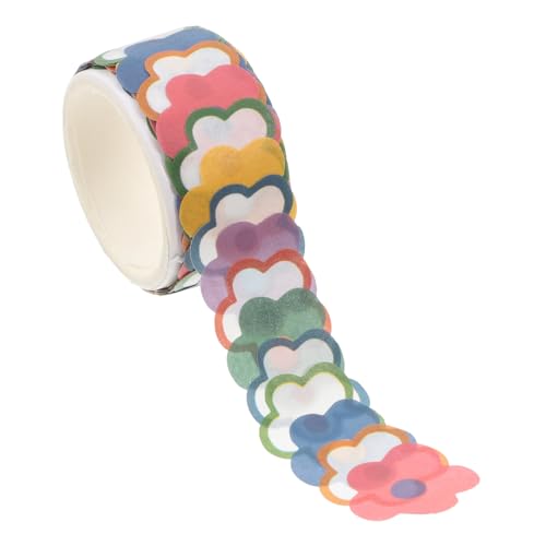 Tofficu 1 Rolle Washi Tape Scrapbook Tape Dekoratives Packband Scrapbook Aufkleber Ästhetisches Tape Künstlerband Fun Tape Papier von Tofficu