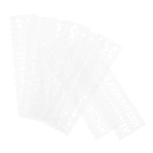 Tofficu 1 Satz Alphabet-malvorlage Diy Kunstschablonen Buchstaben- Und Zahlenvorlagen Zeichnungsvorlagen Schablonen Für Alphabet-vorlagen Bastelschablonen Kunst Schablonen Pp Weiß Tofficu 1 Satz Alphabet-malvorlage Diy Kunstschablonen Buchstaben- Und Zahlenvorlagen Zeichnungsvorlagen Schablonen Für Alphabet-vorlagen Bastelschablonen Kunst Schablonen Pp Weiß von Tofficu