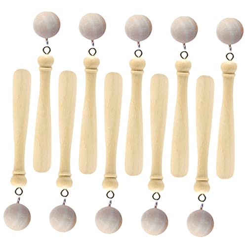 Tofficu 1 Satz Baseballschläger Schlüsselanhänger Teiliges Holz Charms für Diy Bastelprojekte für Geburtstage Taschen und Raumdekoration Leicht und Tragbar Tofficu 1 Satz Baseballschläger Schlüsselanhänger Teiliges Holz Charms für Diy Bastelprojekte für Geburtstage Taschen und Raumdekoration Leicht und Tragbar von Tofficu
