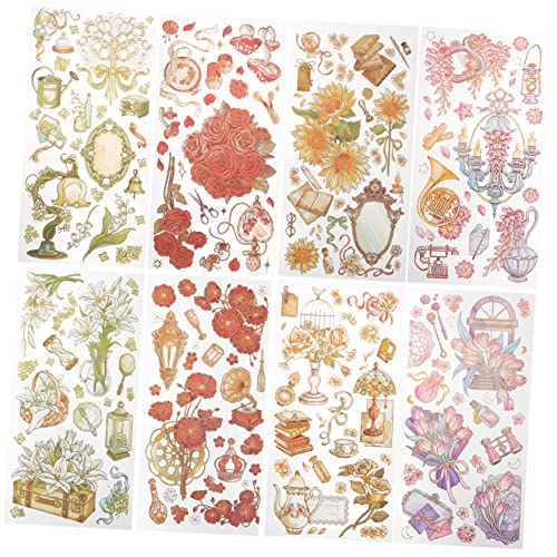 Tofficu 1 Satz Bögen Vintage Blumen Sticker Diy Scrapbooking Aufkleber Pflanzenmotive Für Tagebuch Fotoalbum Geschenkdekoration Vielseitig Verwendbar Handlich Und Selbstklebend 4blätter Tofficu 1 Satz Bögen Vintage Blumen Sticker Diy Scrapbooking Aufkleber Pflanzenmotive Für Tagebuch Fotoalbum Geschenkdekoration Vielseitig Verwendbar Handlich Und Selbstklebend 4blätter von Tofficu