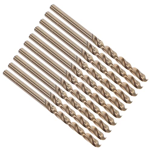Tofficu 1 Satz Bohrer Für Edelstahl Bohrer Bohrbits Betonbohrer Bohrer Aus Gehärtetem Stahl Schlangenbohrer Industriebohrer Metallbohrer Bohrer-kit M35 Schnellarbeitsstahl 10 Stück von Tofficu
