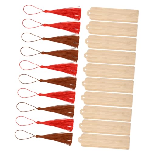 Tofficu 1 Satz Bookmarks Unvollendete Bastel Zutaten mit Roten und Braunen Quasten für Diy Projekte Herbstdekorationen Hochwertiges Leichtes Material Tofficu 1 Satz Bookmarks Unvollendete Bastel Zutaten mit Roten und Braunen Quasten für Diy Projekte Herbstdekorationen Hochwertiges Leichtes Material von Tofficu