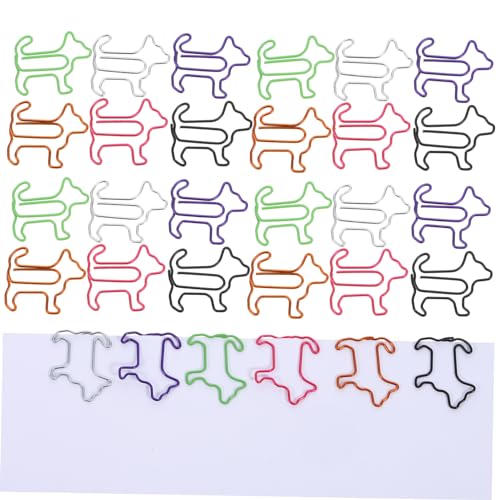 Tofficu 1 Satz Büroklammer Für Welpen Hochzeit Hund Papier Clip Büroartikel Büromaterial Büro Materialien Bürogadges Büroklammern Dokumentieren Süße Büroklammern Rostfreier Stahl 60 Stück von Tofficu