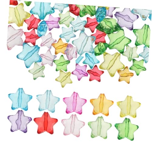 Tofficu 1 Satz Bunte Fünfzackige Sternenperlen Acryl für Kinderhandarbeiten Schmuckherstellung Armbänder und Festtagsdekorationen Bastelbedarf Tofficu 1 Satz Bunte Fünfzackige Sternenperlen Acryl für Kinderhandarbeiten Schmuckherstellung Armbänder und Festtagsdekorationen Bastelbedarf von Tofficu