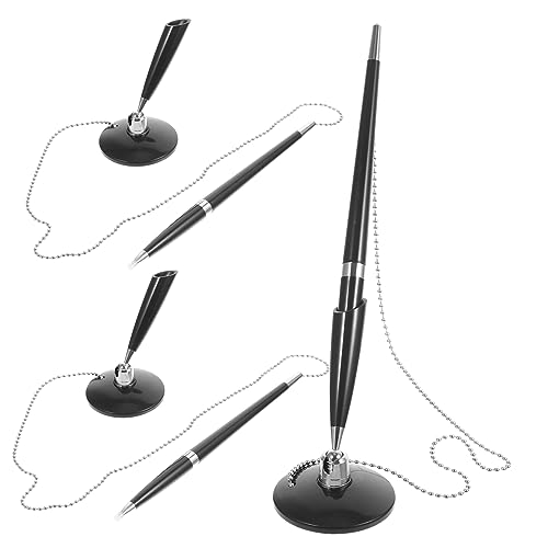 Tofficu 1 Satz Desktop Signierstift Kreative Kette Design Kugelschreiber Für Büro Und Studium Eleganter Und Komfortabler Schreibstil Schwarz 3 Stück von Tofficu